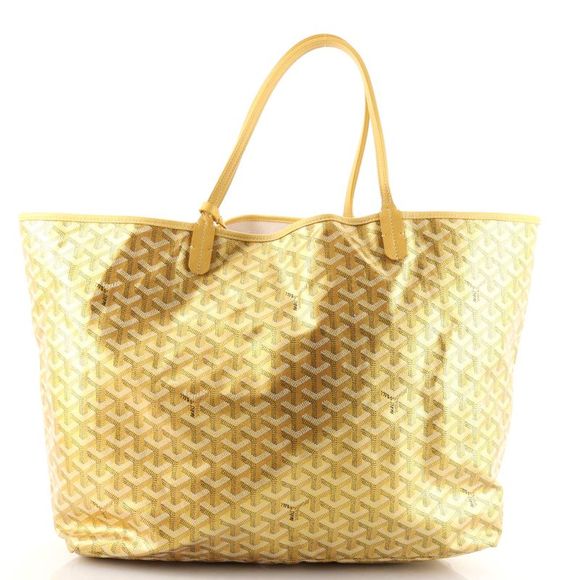 Goyard Bags Goyard Saint Louis Tote Precious Metals Coated Canvas